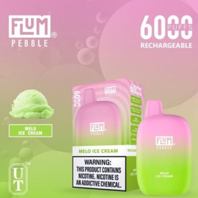 Flum Pebble Melo Ice Cream 6000 puffs