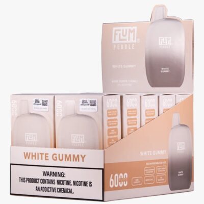 White Gummy 6000 puffs